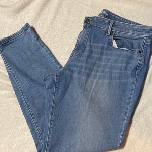 Loft curvy skinny jeans